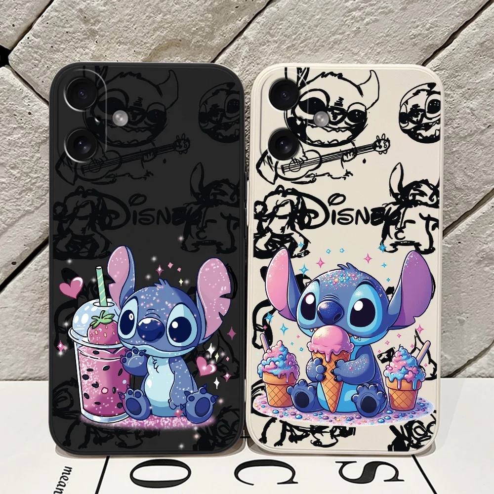 Cool Cartoon Stitch Disneys Phone Case For Oppo A60 A98 A78 A38 A18 A57 A76 A36 A96 A17 A74 A54 A94 A16 A15 A93 A92 4G 5G Cover