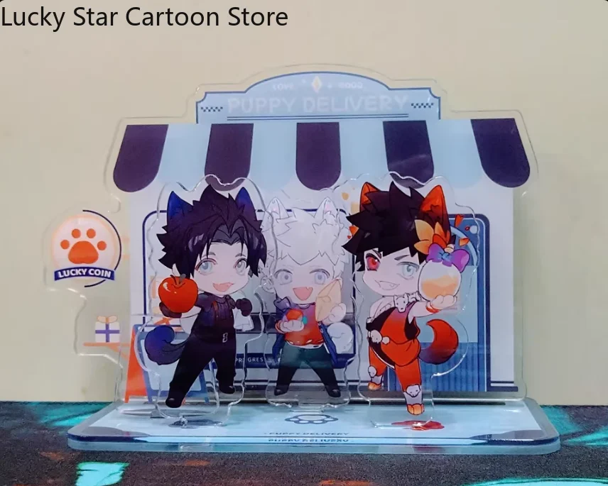 게임 애니메이션 DEVIL MAY CRY Dante Vergil Nero 색종이 배지 아크릴 스탠드 세트 선물 코스프레 컬렉션 할로윈 선물