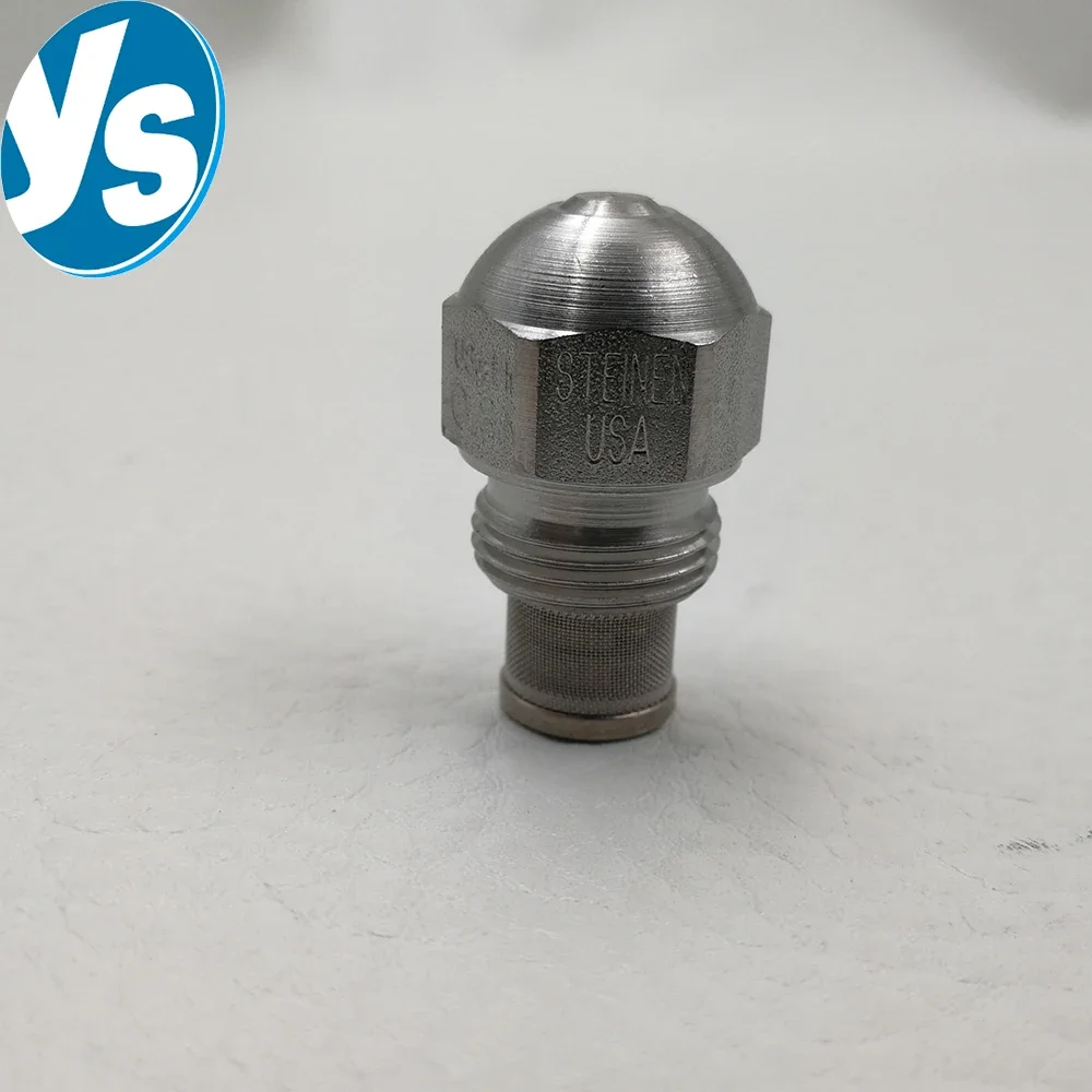 Fuel Oil Nozzle, Solid Spray, Diesel Burner Injection, Combustion Jet, Boiler Heater, 0.65-26 USgal/H, 60 Degree,With Filter