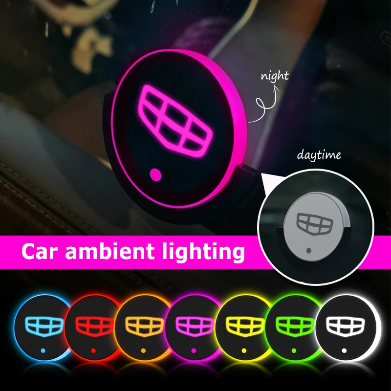 Car Interior LED Induction Light Auto Side Window Ambient Lamp For Geely Geometry C Tugella GC9 X7 GX3 CK GC6 LC EC8 CK2 CK3
