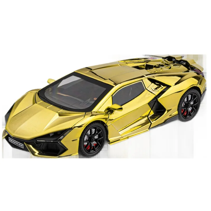 1: 24 Lamborghini coche en miniatura de aleación Backforce juguete acústico-óptico simulación spray Daniel coche deportivo