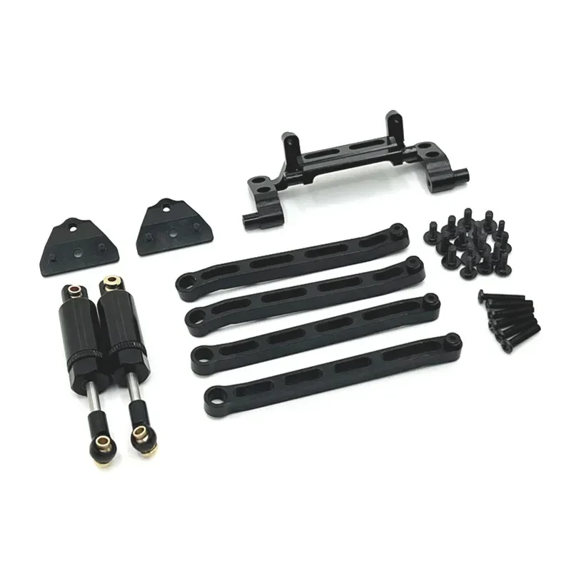 

MN82 LC79 MN78 Metal Chassis Link Rod Pull Rod Servo Mount Oil Shock Absorber Set 1/12 RC Car Upgrade Parts Accessories