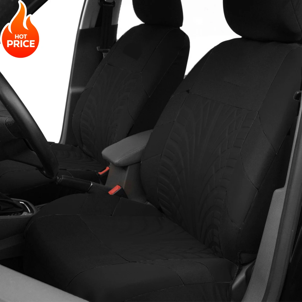 Brand Embroidery Car Seat Cover Set Front Split Rear Seat Suitable for Car Universal SUV Sedan Van Car Interior Cover