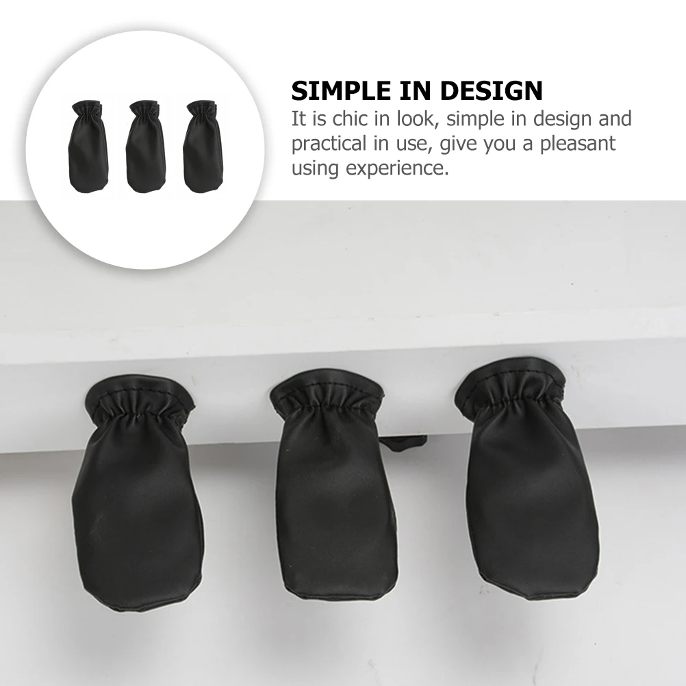 

3 Pcs Piano Booties Foot Pad Pedal Edging Cover Accessories Protective Sleeve Protector