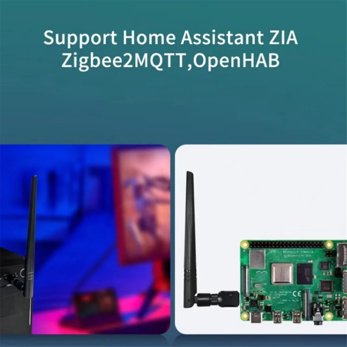 ZigBee 3.0 USB Dongle Plus-E Wireless Open Source Hub for Home Assistant OpenHAB Zigbee2MQTT ZHA USB Zigbee Gateway