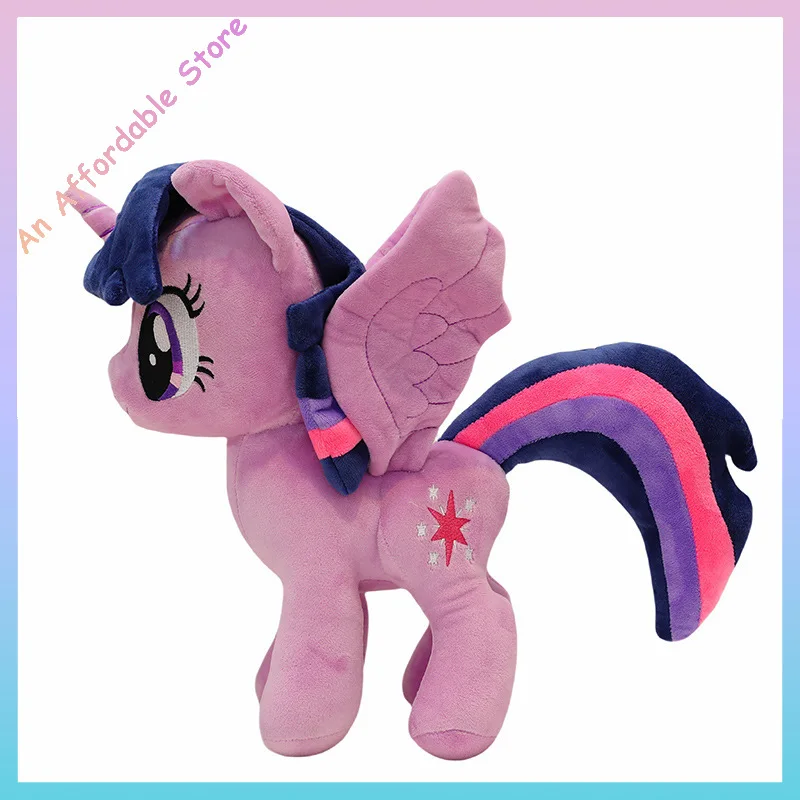 جديد بلدي مضاءة Tle المهر أفخم دمية أنيمي الشفق البريق Fluttershy الخنصر فطيرة الكرتون لينة زخرفة عيد ميلاد Kawaii لعبة طفل هدية