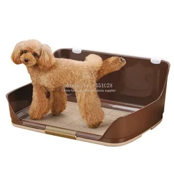 Indoor Dog Toilet Resin Puppy Potty Tray No-Torn Pee Post Protection Male Boy Puppy Pad Training Accessory