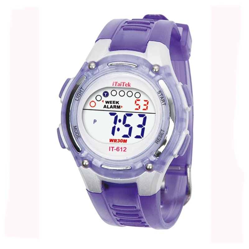 Children Causal Watches Daily Swimming Sports Digital Waterproof Wrist Watch Fashion Classic Outdoor Activities All-Match Watch