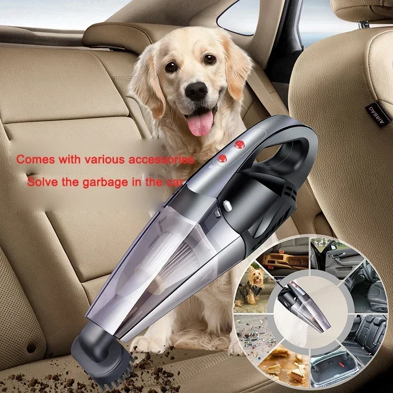Home Electric Multifunctional Vehicle Wet And Dry Vacuum Cleaner 120W High Power Car Vacuum Cleaner