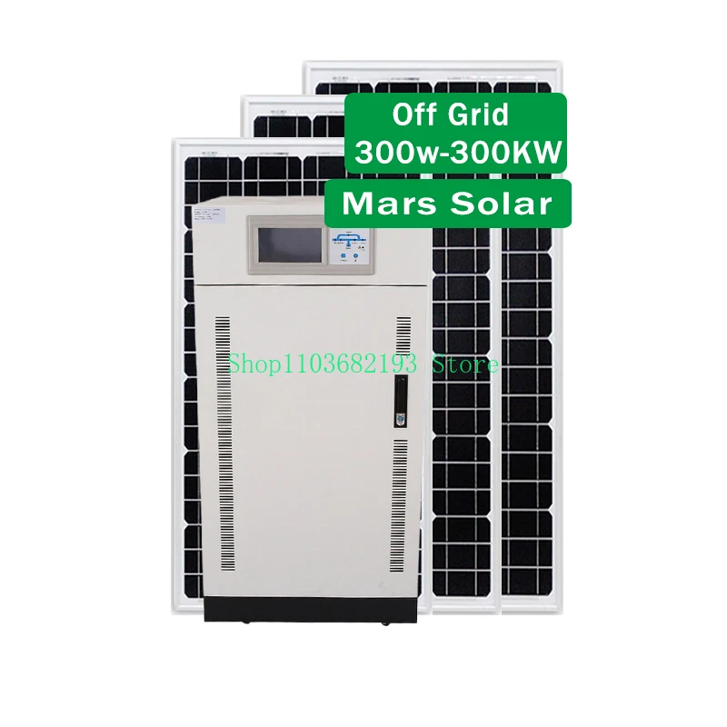 Off Grid 2kw/3kw/10kw Energy Storage Solar Power System for Housing