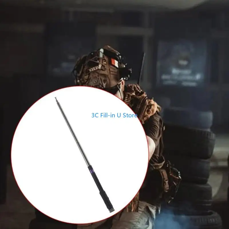 G8TA Handheld GPS mocny składany anten teleskopowy metal męski złącze 136-174 MHz