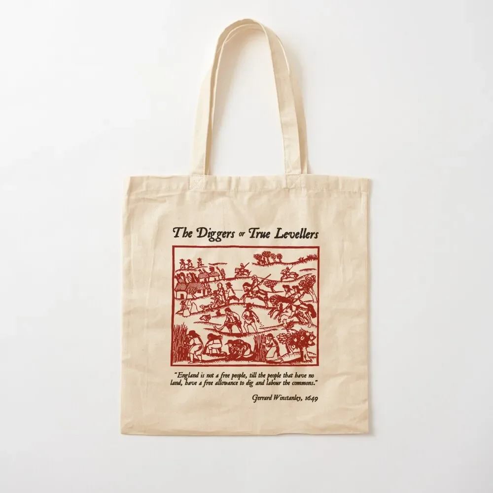 The Diggers or True Levellers Tote Bag tote canvas