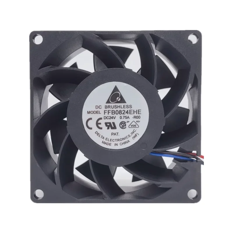 New delta FFB0824EHE 24V 0.75a 8038 8cm large air volume cooling fan 80*80*38mm