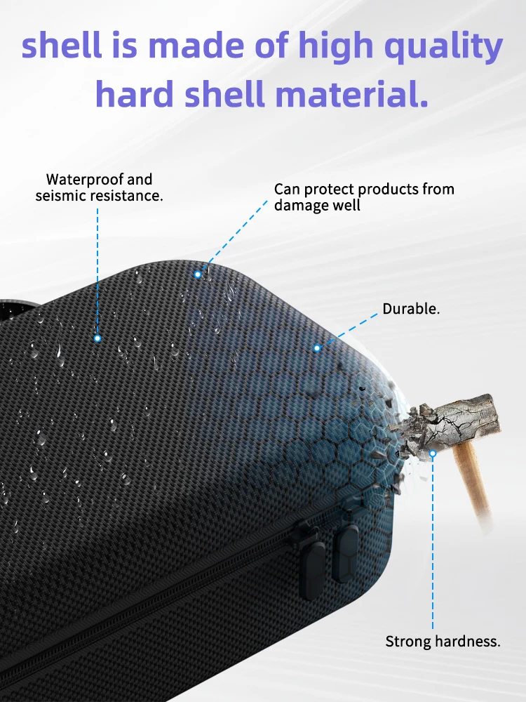 Portable Case Bag for PS Portal Case EVA Hard Carry Storage Bag For Sony PlayStation 5 Portal Handheld Game Console Accessories