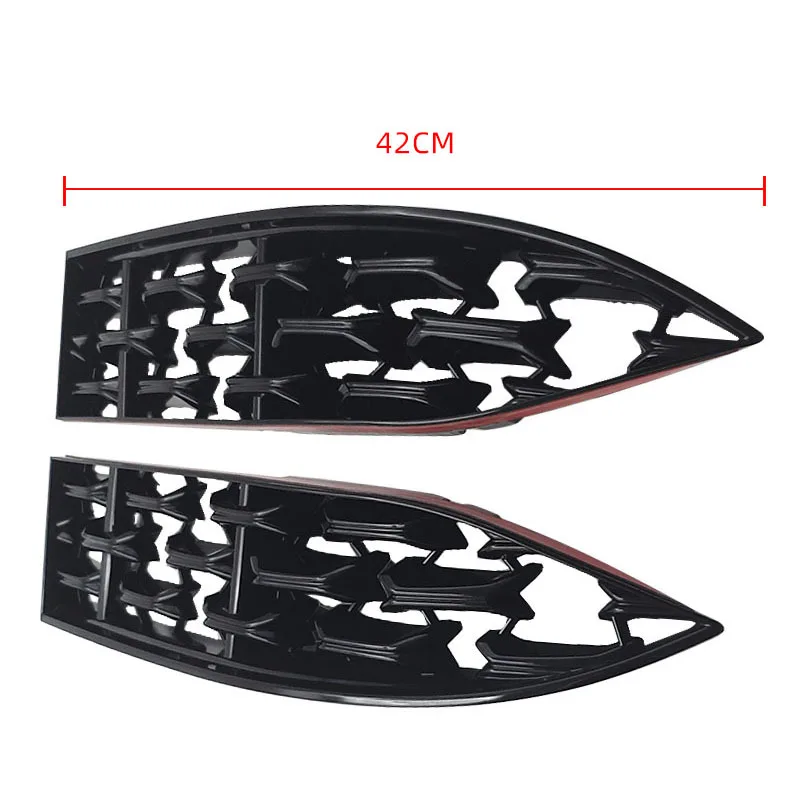 For Mazda CX-5 CX5 2022 Car Front Bottom Middle Net Decoration Bumper Lower Grilles Protective Stand Cover trim accessories