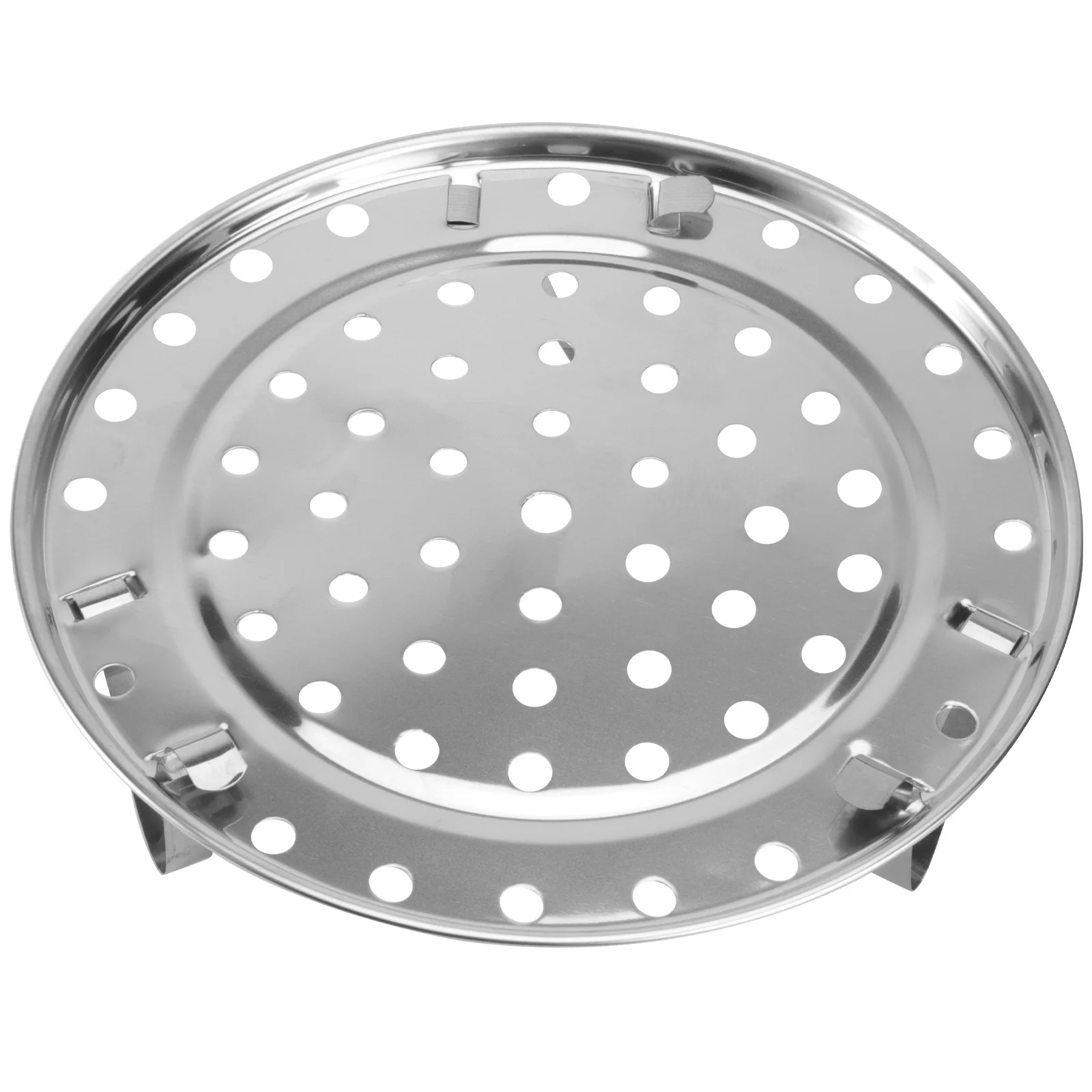 

22Cm Stainless Steel Steamer Rack Round Steaming Stand For Pots Non-Rusty Kitchen Cooking Utensil Food Steaming Baking