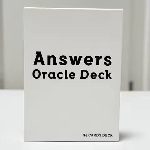 Answers Oracle Deck 36 Cards Messages Keywords and Meanings Family Gathering Divination Deck Tarot Board Playing Game Cards