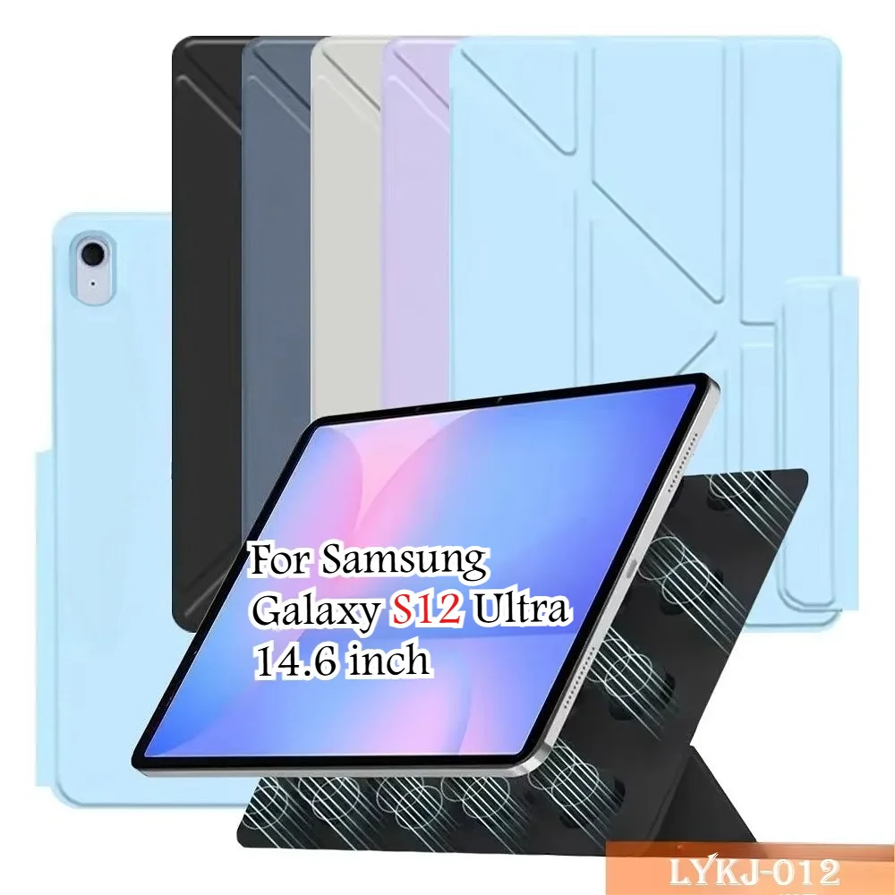 Smart Case for SAMSUNG Galaxy Tab S12 Ultra 2026 14.6inch S11 S10 Lite Fe Plus S9 S8 S7 Fe 11