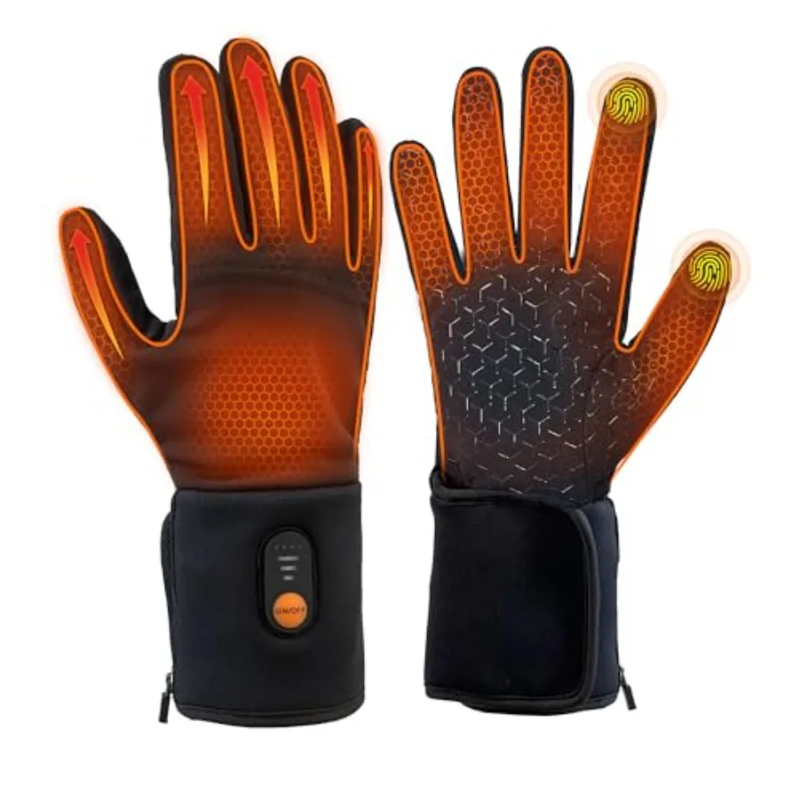 

Heated Glove Liners for Men Women Rechargeable Battery Electric Heated Gloves Winter Thin Heating Gloves with Arthritis Raynaud
