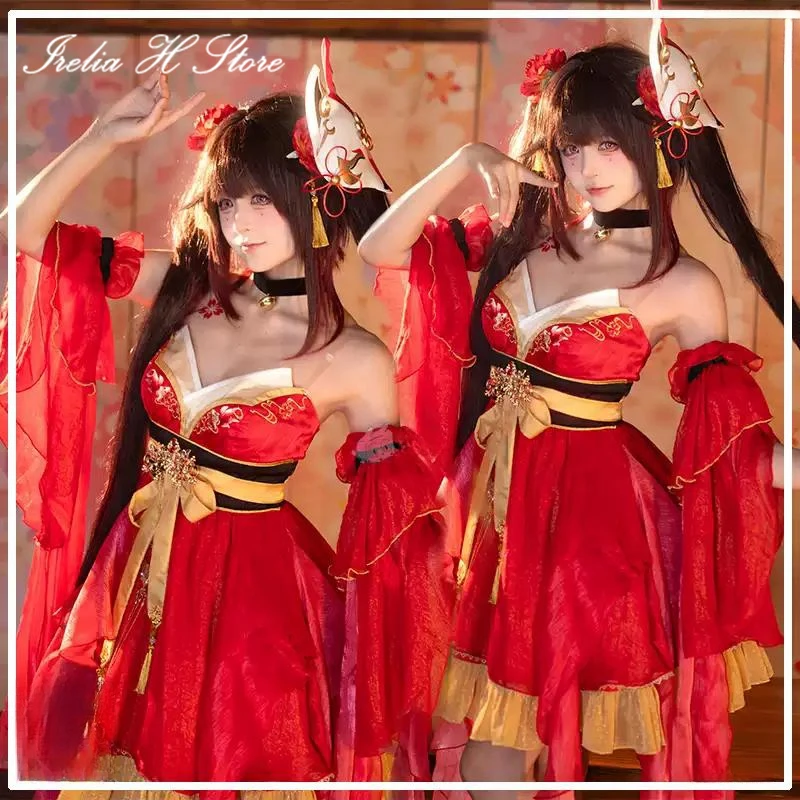 Irelia H Store Honkai: Star Rail Sparkle Cosplay Costume Anime Game Sparkle Dress Female Halloween Costume