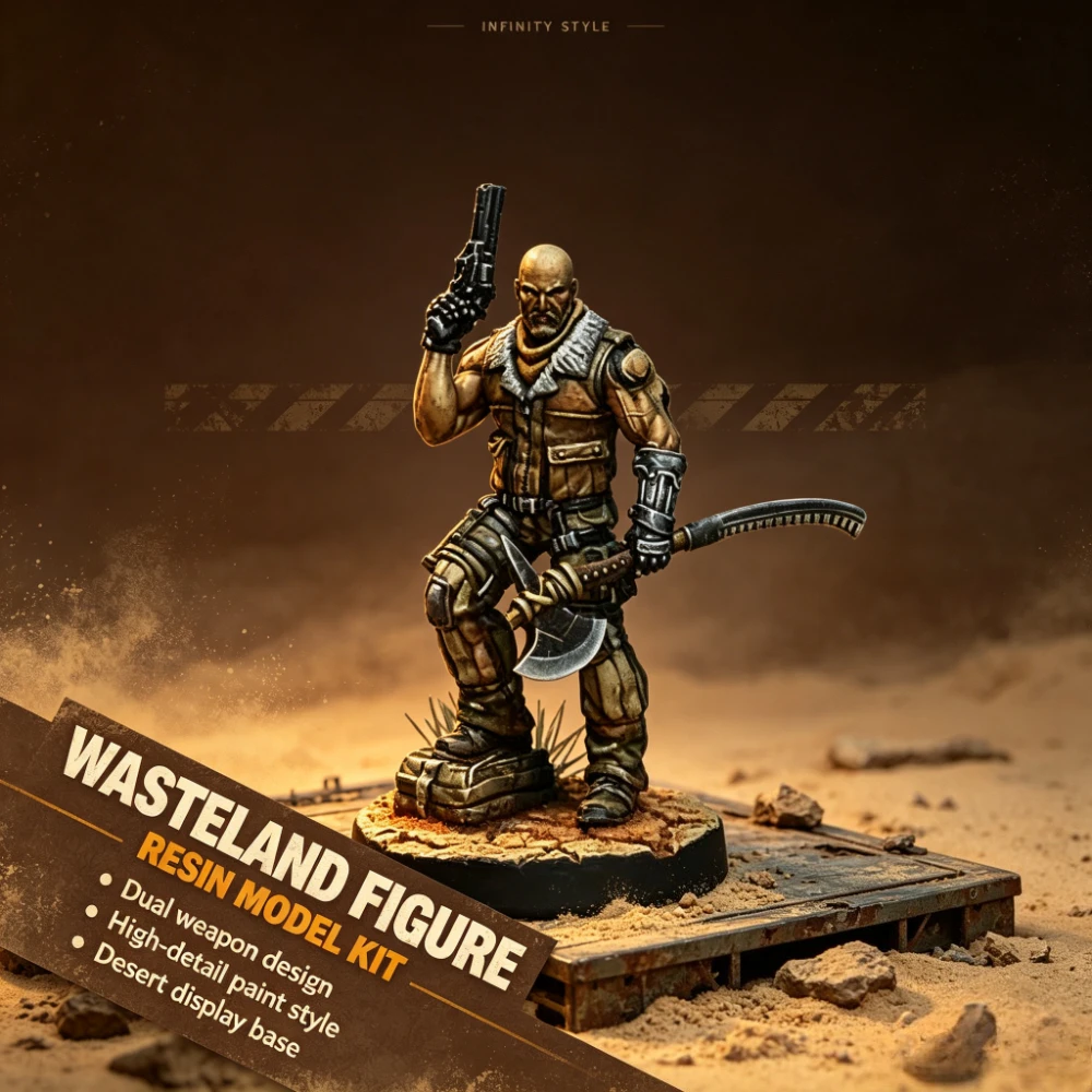 35mm Casting Resin Model Assembly Kit, GK,Cpt. 6th Airborne , Unpainted Models Include DIY Collectible Models with Bases