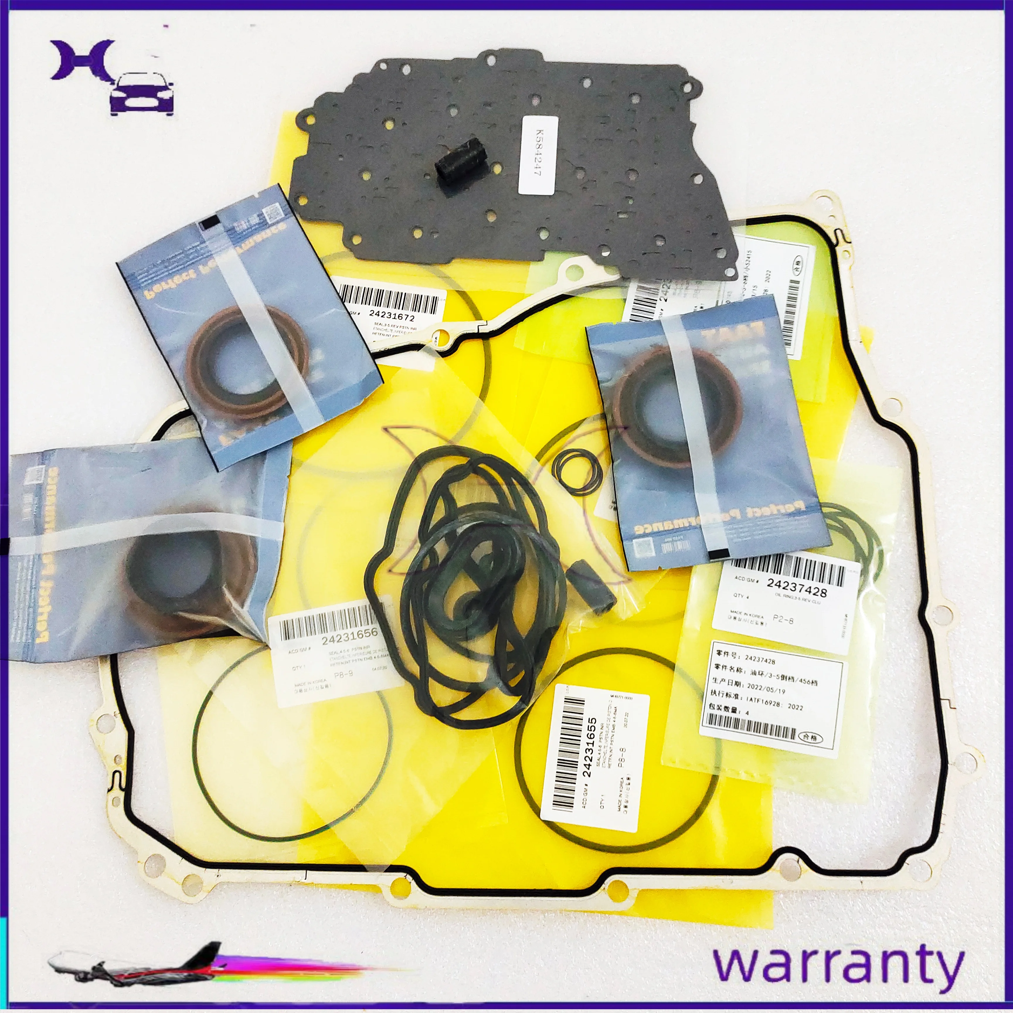 

Комплект прокладок для ремонта сцепления автоматической коробки передач 6T30 6T30E для Holden, Buick, Chevrolet, Daewoo, Opel