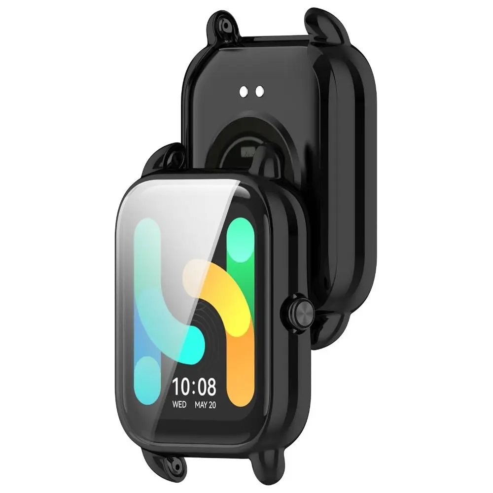 New Full Cover TPU Case Bumper Watchband Screen Protector Accessories Soft Protective Shell for HayLou RS4 Plus