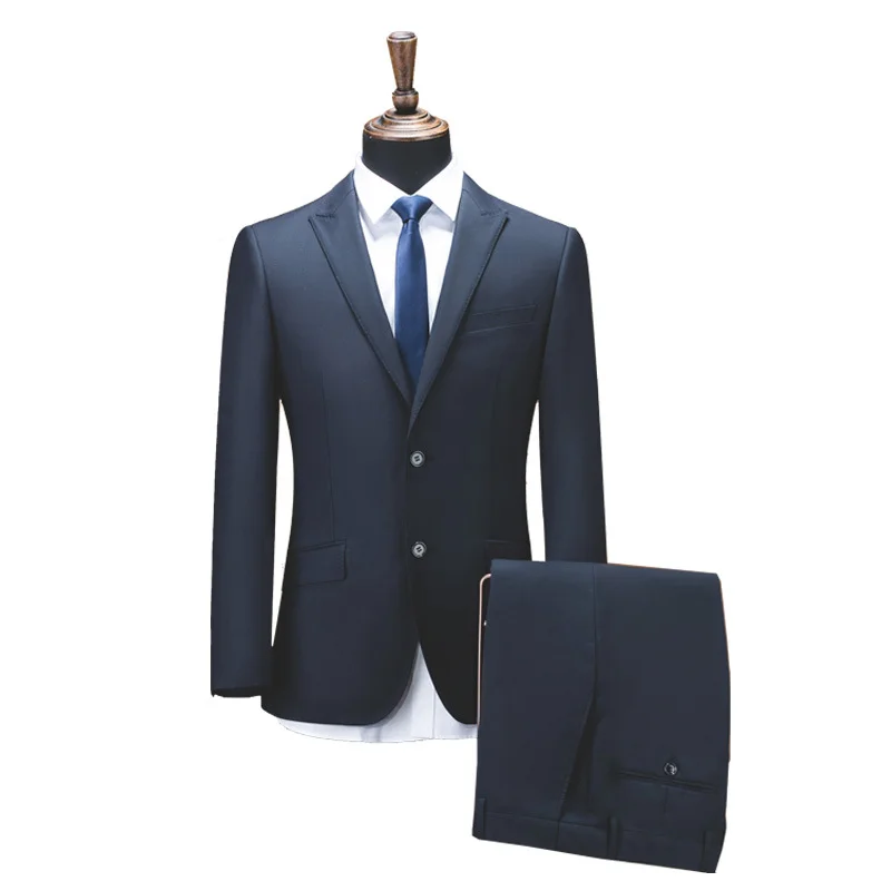 

Summer slim fit business suit for men light mature style men's suit jacket