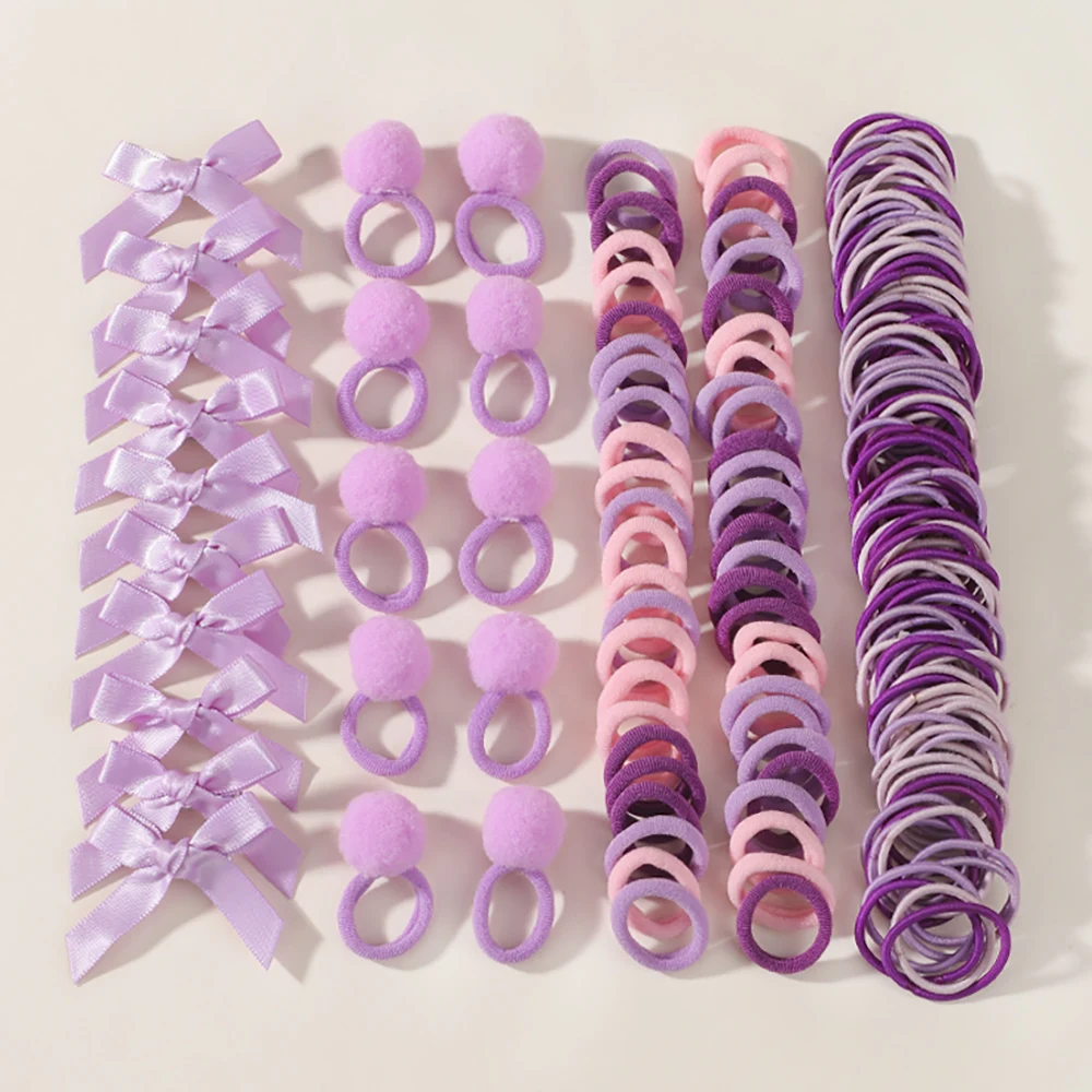 

Набор аксессуаров для волос для девочек BABY BOWS, 170 шт.: эластичные резинки для хвостиков, милые бантики, заколки для волос, комбинированный набор