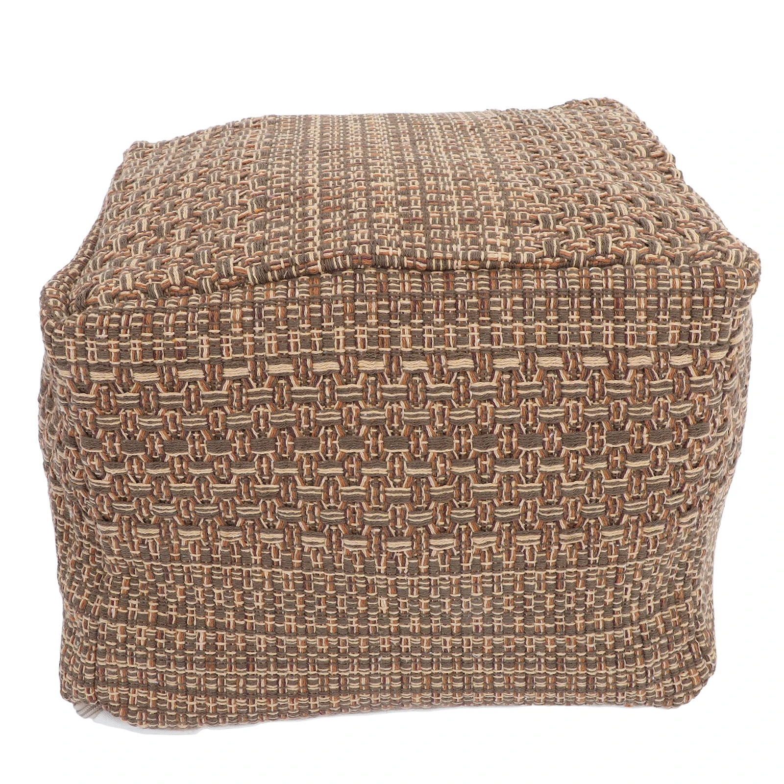 

Creative Mat Washable Chair Cushions Cross Pattern Removable Cover Thick Weave Cotton Linen Seat Pad for Home Office