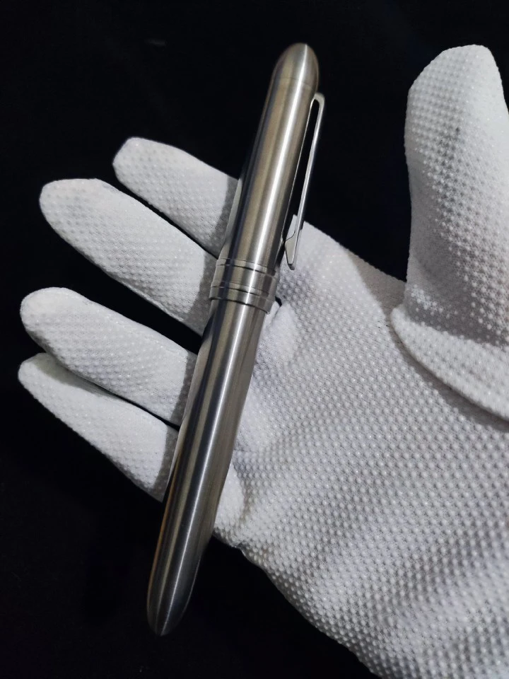 

Giant Large Titanium Metal Jinhao NO.8 Nib/NO.6 BOCK Fountain Pen Business Writing Smooth Office Gift 155mm Length