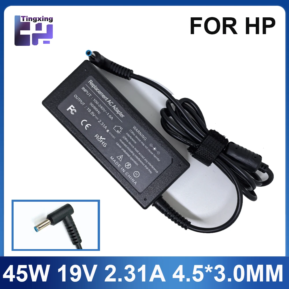 19.5V 2.31A 45W 4.5*3.0mm Laptop Charger Adapter For HP Stream X360 13 14 Pavilion 854054-001 741727-001 740015-001 740015-002