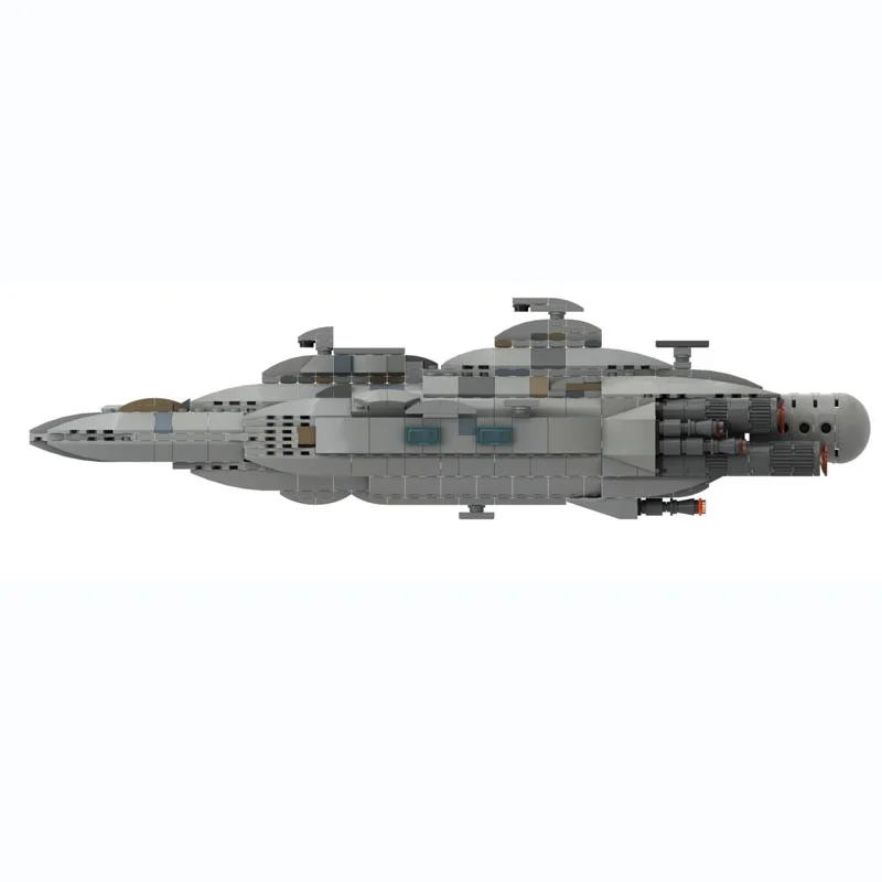 New 587PCS Movie Space Mon Calamari MC80 Home One type Cruiser Aircraft Model Building Block Bricks Kid Toys Gift