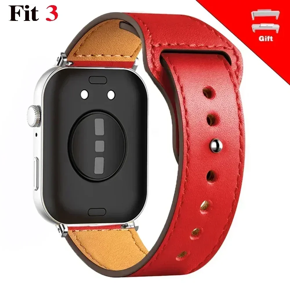 Bracelet en cuir pour montre Huawei Fit 3, Bracelet de remplacement, Correa pour Huawei fit 2, Bracelet de montre Fit3, nouveaux accessoires 2024