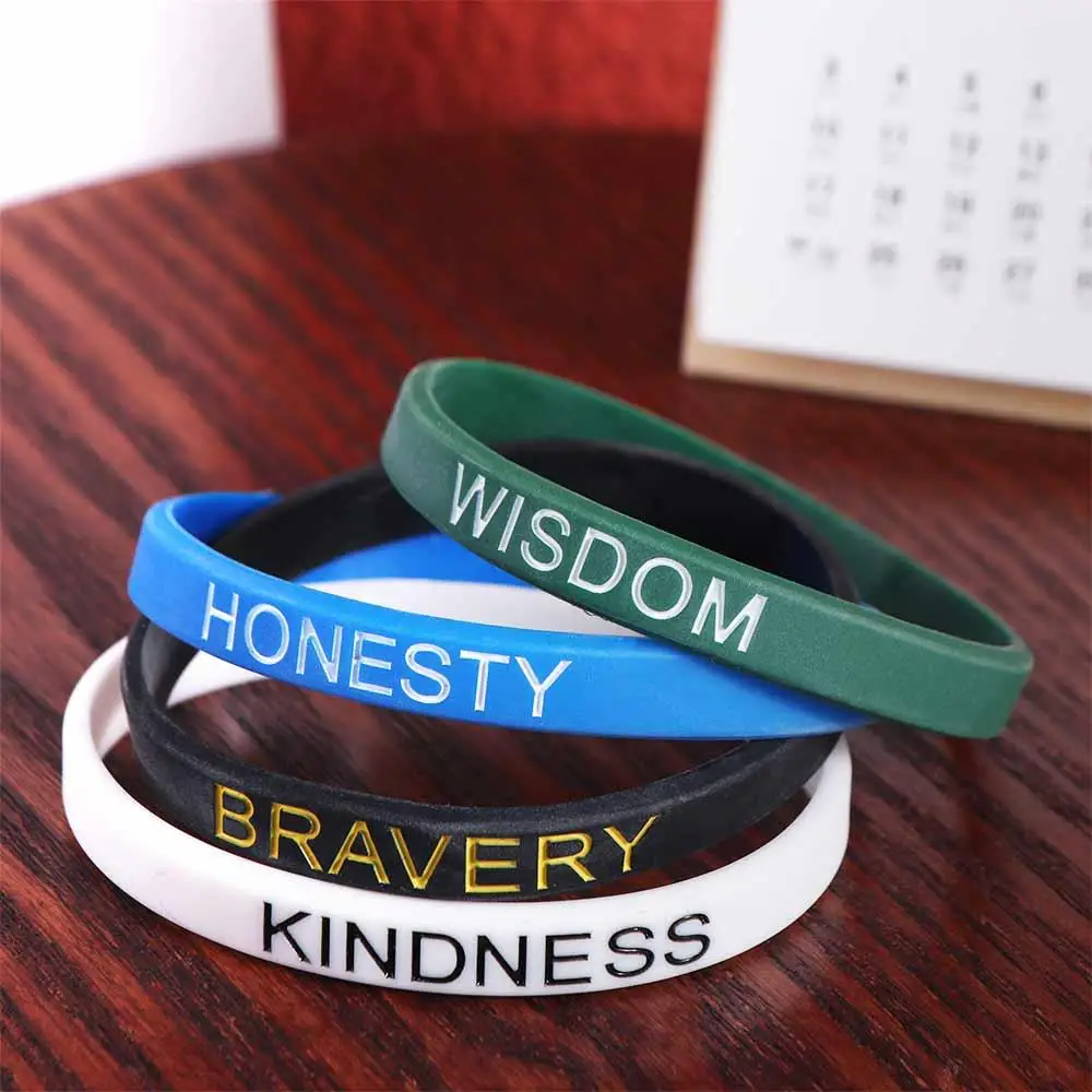 

Hand Bands Fun Motivational Wristbands Lettering Waterproof Inspirational Quotes Wrist Bands Luxury Charm Printed