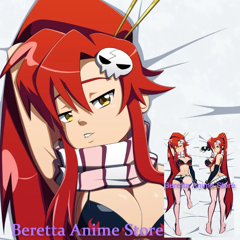 Dakimakura Anime Yoko Littner Gurren Lagann Double-Sided Print Life-size Body Pillow Cover