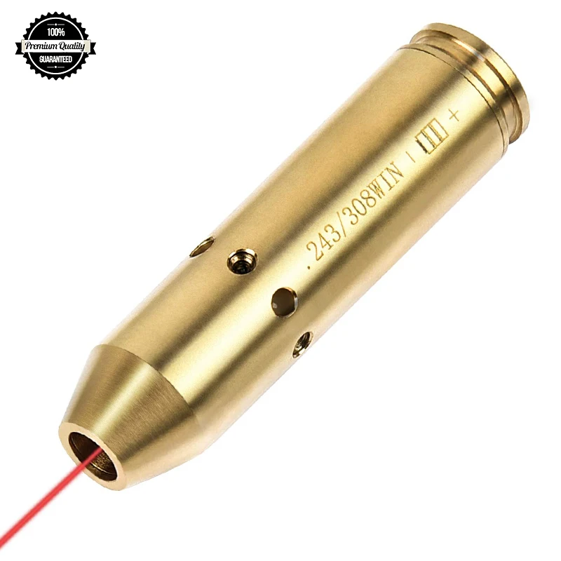 

Boresighter 243 308WIN 7MM-08REM Red Dot Laser 3 upgraded batteries Bore Sight High accuracy to aim at the target