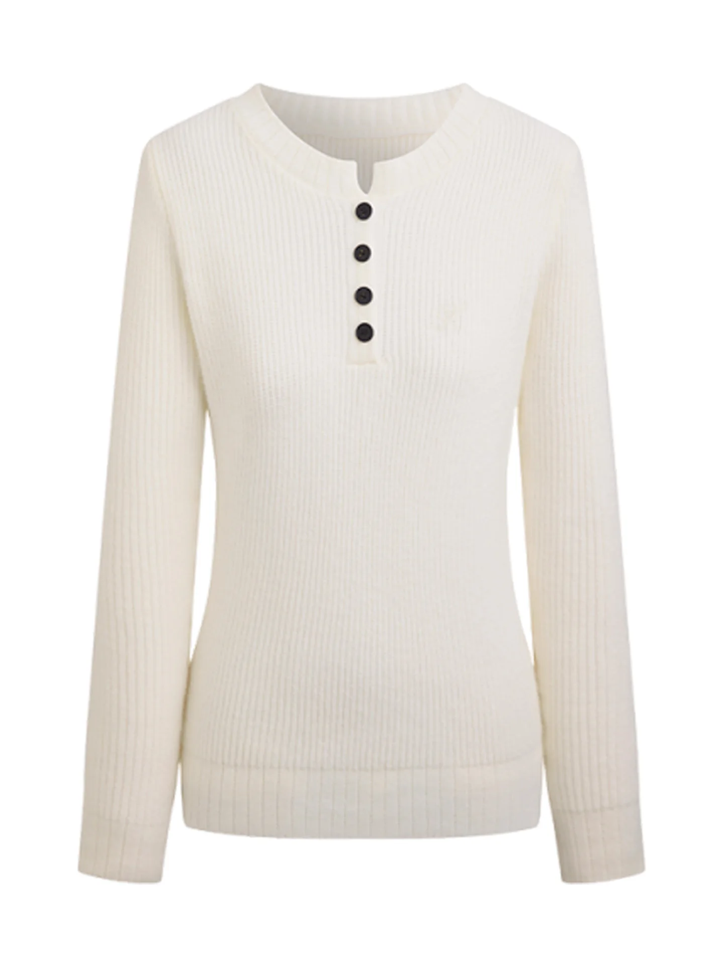 한국 슬림핏 니트 스웨터 여성용 가을 겨울 아우터웨어 긴 소매 라운드넥 따뜻하고 부드럽고 통기성 좋은 상의