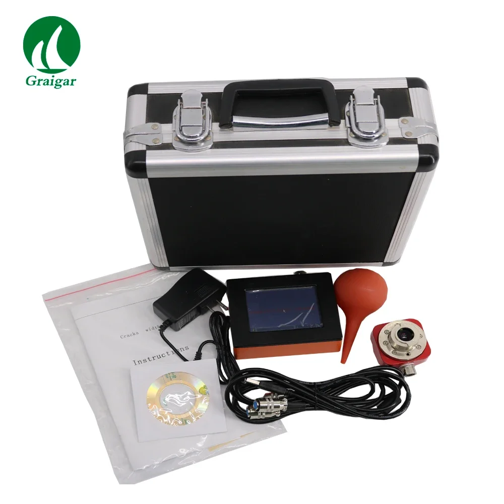 CK-102 Crack Width Tester in Bridges Tunnels Concrete Pavement CK102 Metal Surface Crack Width Tester Gauge Meter