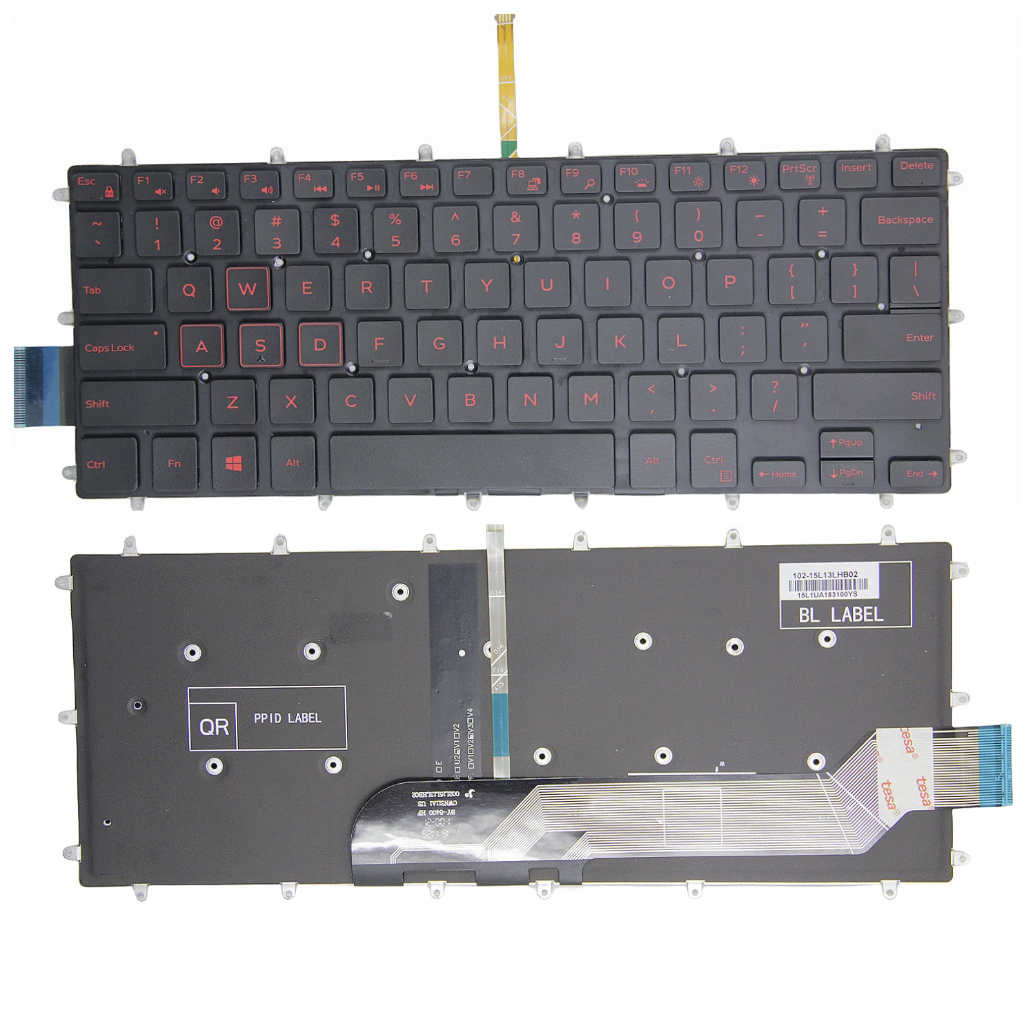 100%New Original US For Dell Inspiron 14- 7460 7466 7467 7472 7560 7570 7580 7572 7573 7569 7579 7373 7378 7380 7368 Keyboard