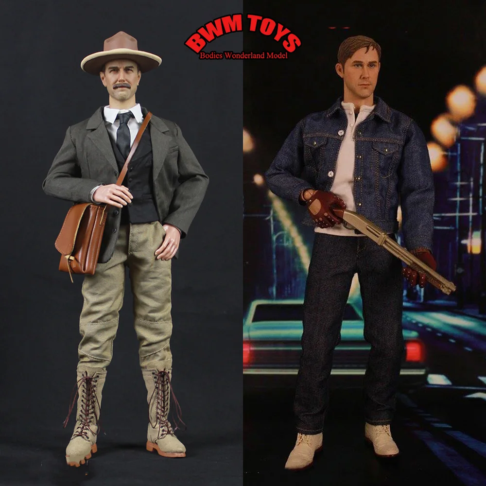 REDAN TOYS RM016 RM017 1/6 Male Desperate Driver Ryan Gosling Entrepreneurs Black Gold Daniel Day-Lewis Action Figure Model Toys