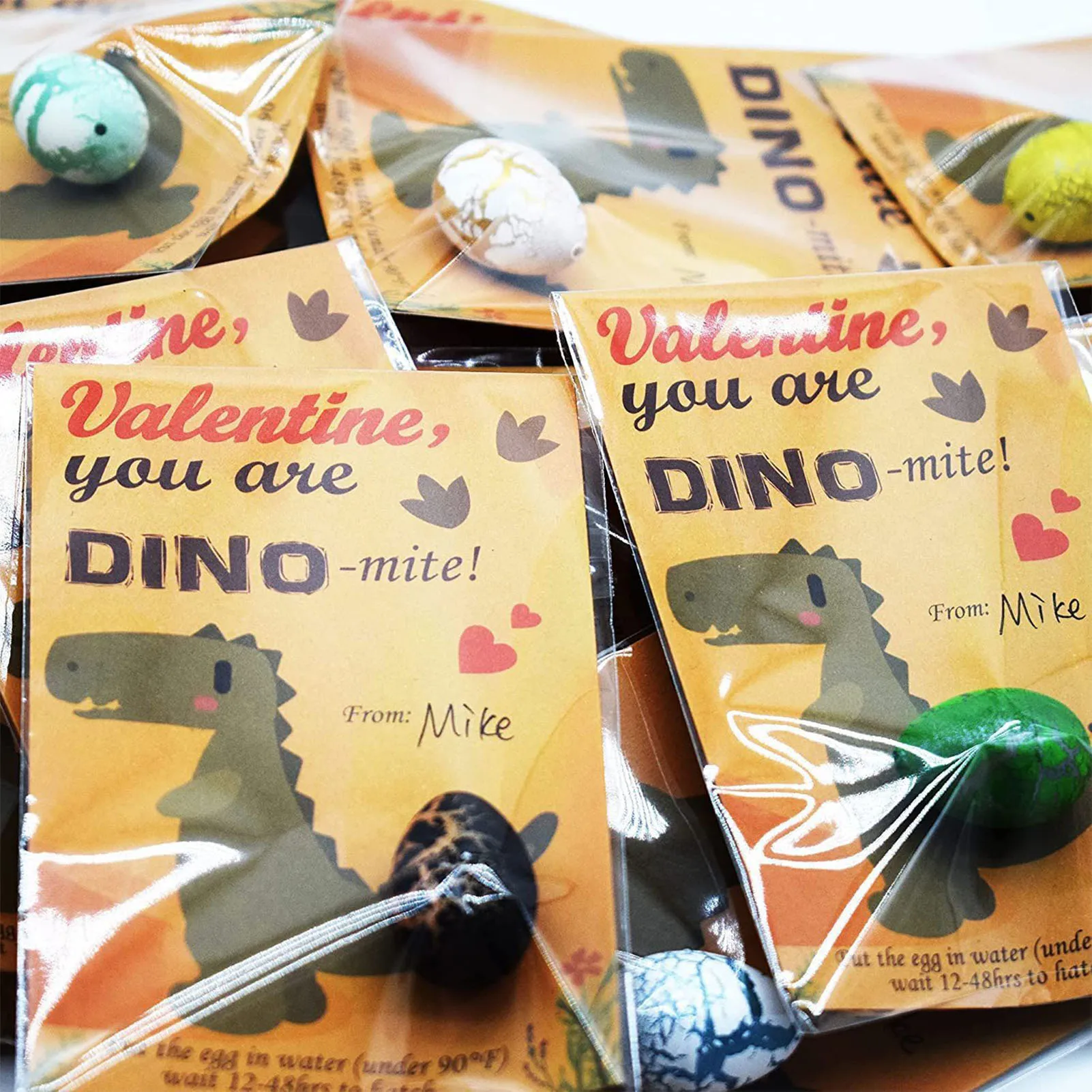 Easter Dinosaur Egg Exchange Cards Hatching Growing Dinosaur Toy Party Supplies for Party Gift Decoration