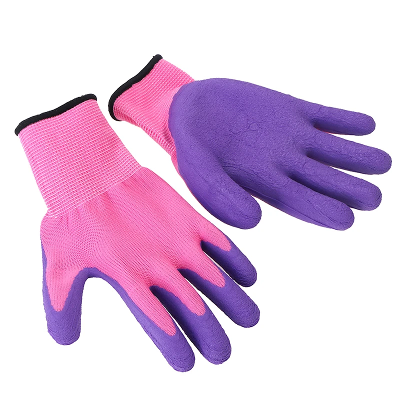 1 Pair Unisex Breathable Children Gardening Gloves Durable Waterproof Toddlers Gloves