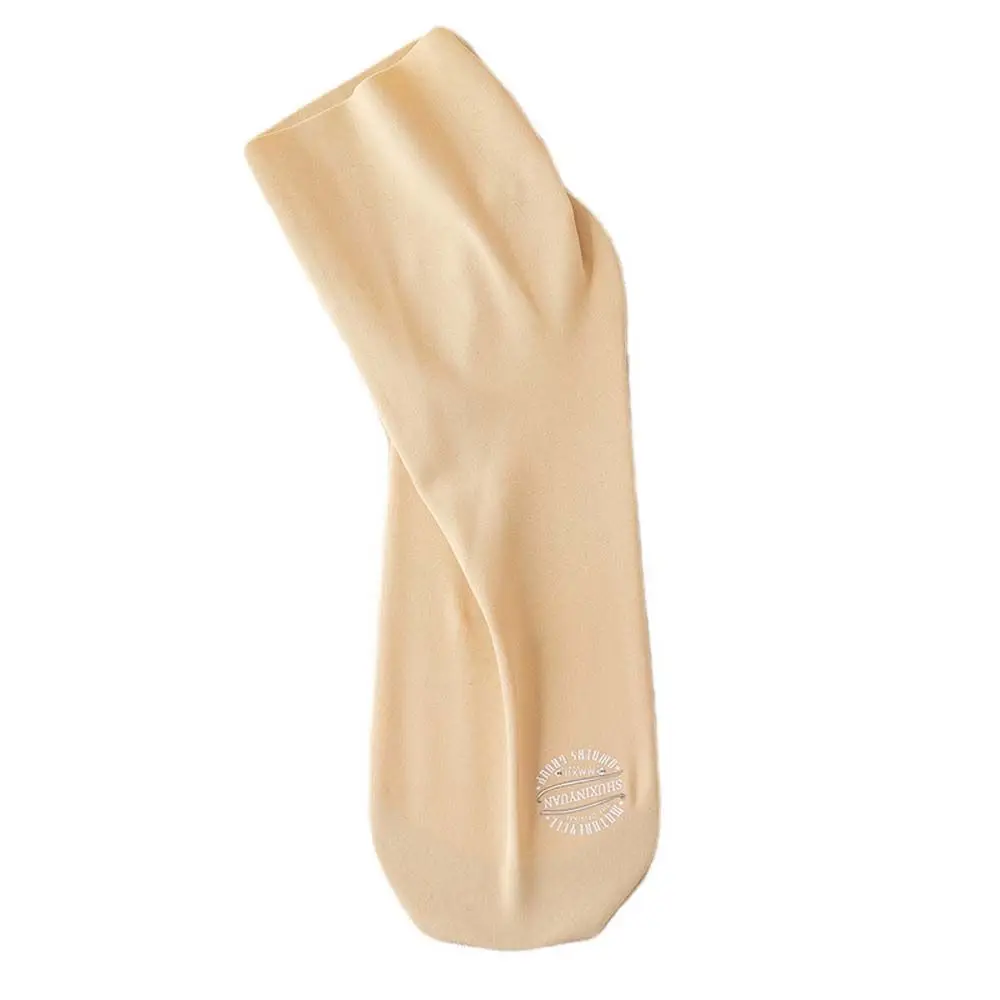 

Thin Simple Seamless Solid Color Any Cut Ice Silk Women's Socks Pile Socks Hosiery Middle Tube Socks