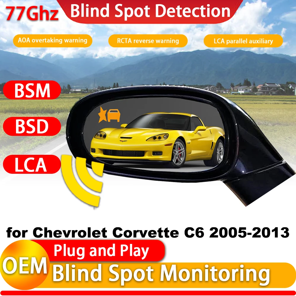 for Lexus ES ES200 ES240 ES250 ES300h ES350 2007-2025 Blind Spot Monitor Detection Information BSM BLIS System 77Ghz Wave Radar