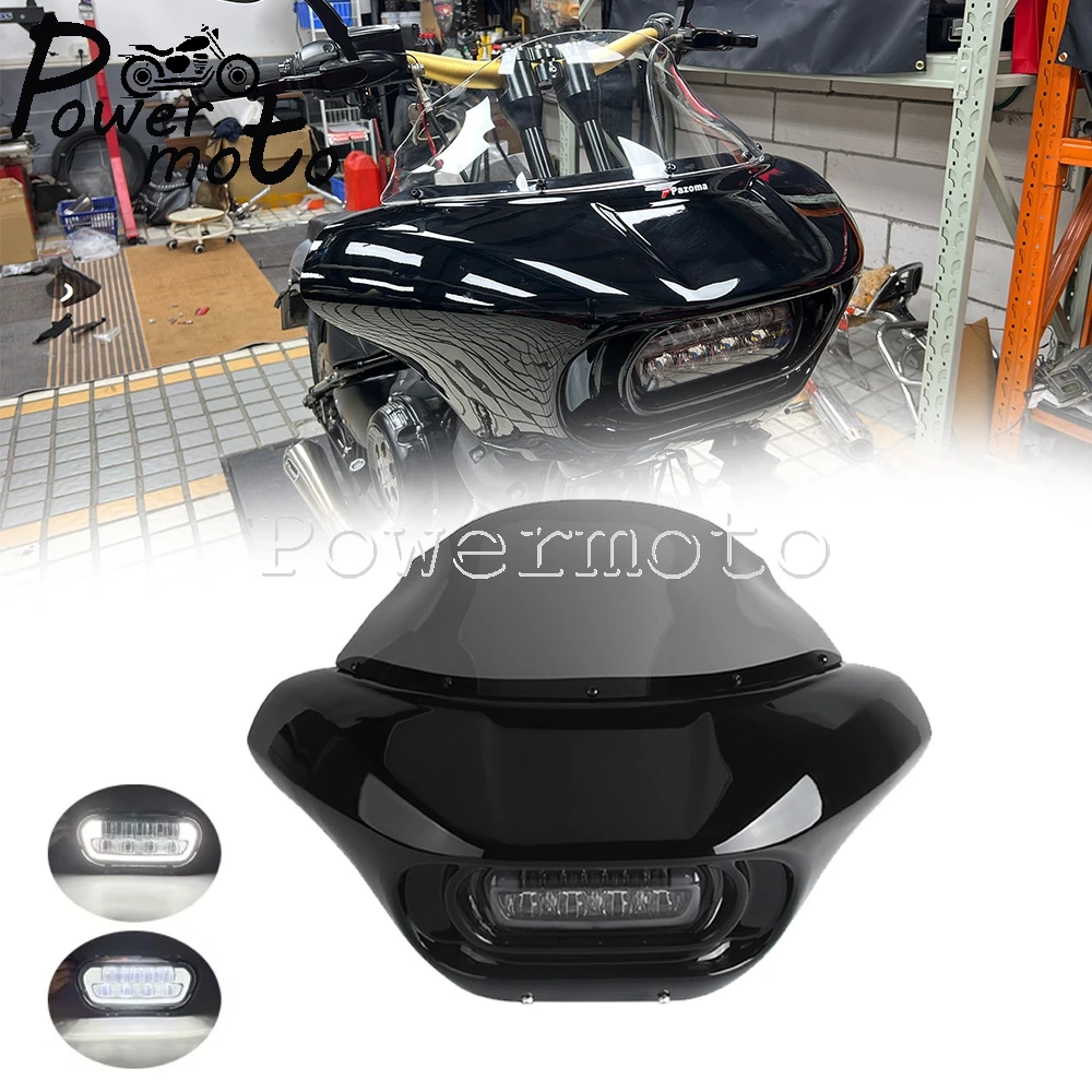 

Передний обтекатель мотоцикла, обтекатели фар, ветровое стекло для Harley Softail Street Bob FXBB FXBBS Low Rider FXLR Standard FXST