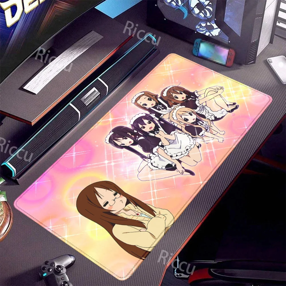 Anime K-ON! Larger Rubber Mousepad Xxl Gaming Keyboard Computer Desk Mat Accessories Game Mouse Pad Office Carpet Big Mousepads