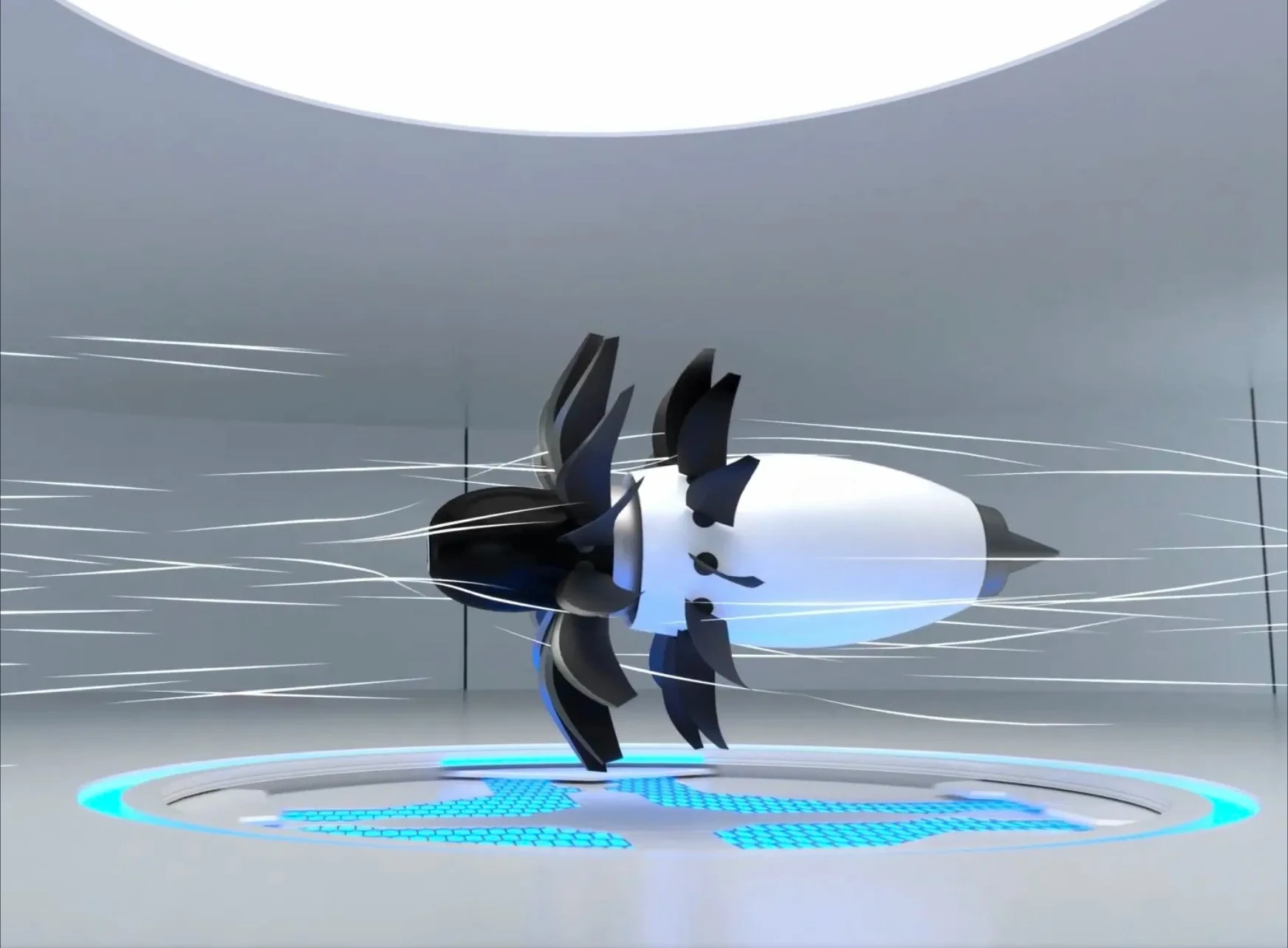 

Игрушка-модель двигателя с открытым ротором, подходящая для научных экспериментов и украшения офиса