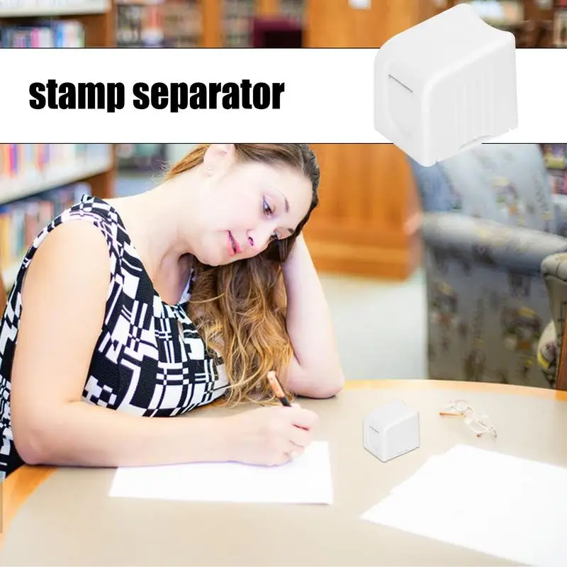 موزع لفة الطوابع منظم الطوابع ، منظم الطوابع ، حامل للمنزل والبريد ، صندوق حارس الطوابع المريح