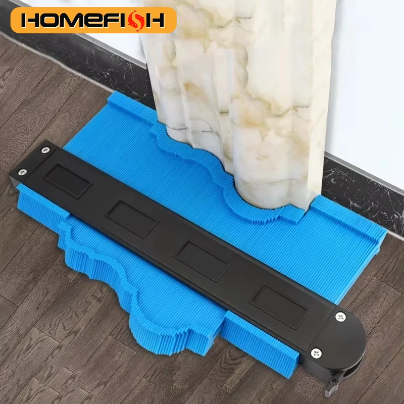 โปรไฟล์ Contour Gauge line เครื่องถ่ายเอกสารไม้บรรทัดตัดแม่แบบการก่อสร้างงานไม้เครื่องมือวัดเซรามิคเครื่องมือกระเบื้องปูกระเบื้อง